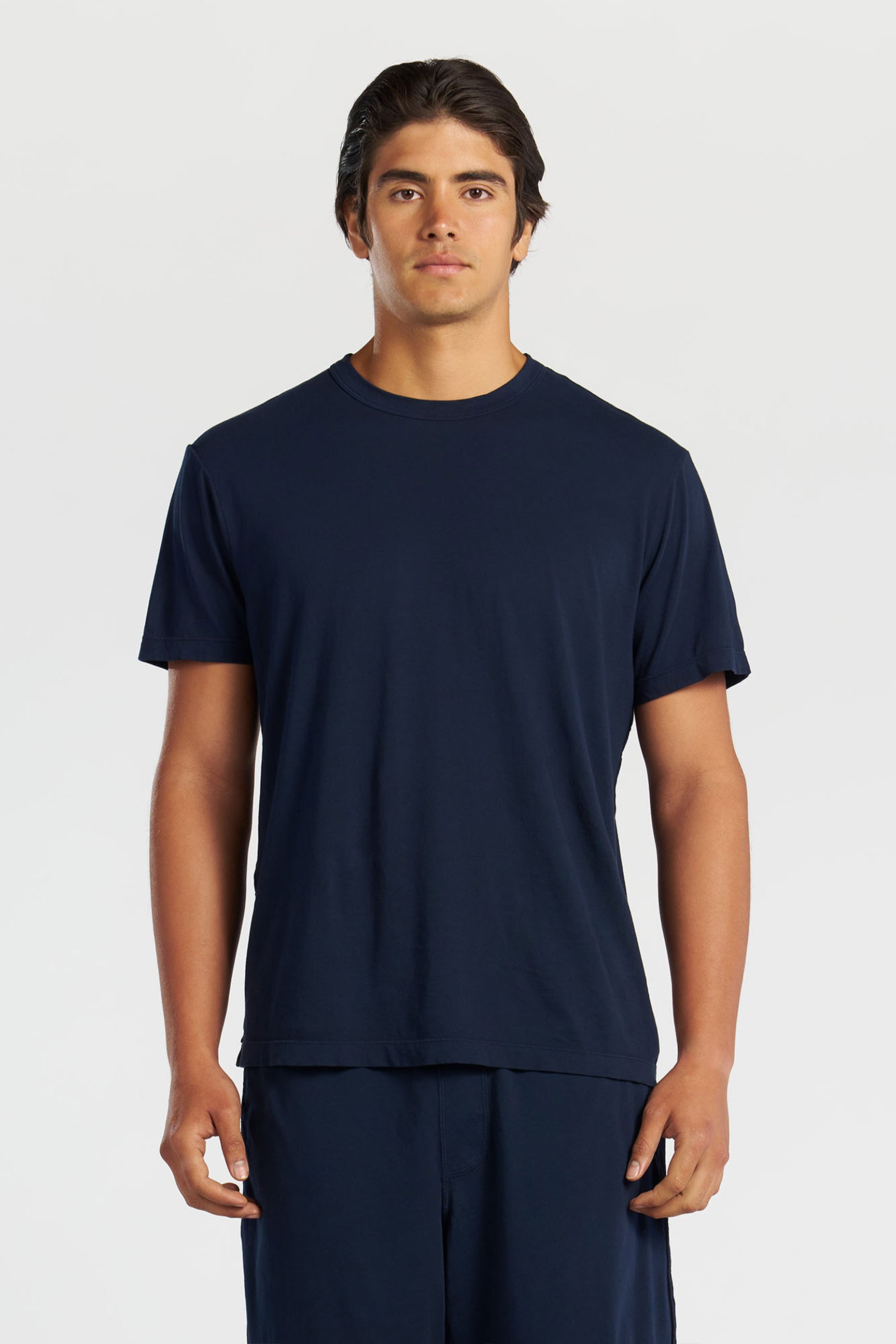 トップス everyone luxury cotton tee shirt NAVY Classic Supima Cotton Crewneck Tee | Hand-Dyed in LA – Cotton Citizen