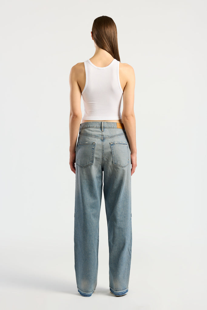 WIRROW cupro cotton tank top ダークグレー WIRROW cupro cotton tank top ダークグレー WIRROW cupro