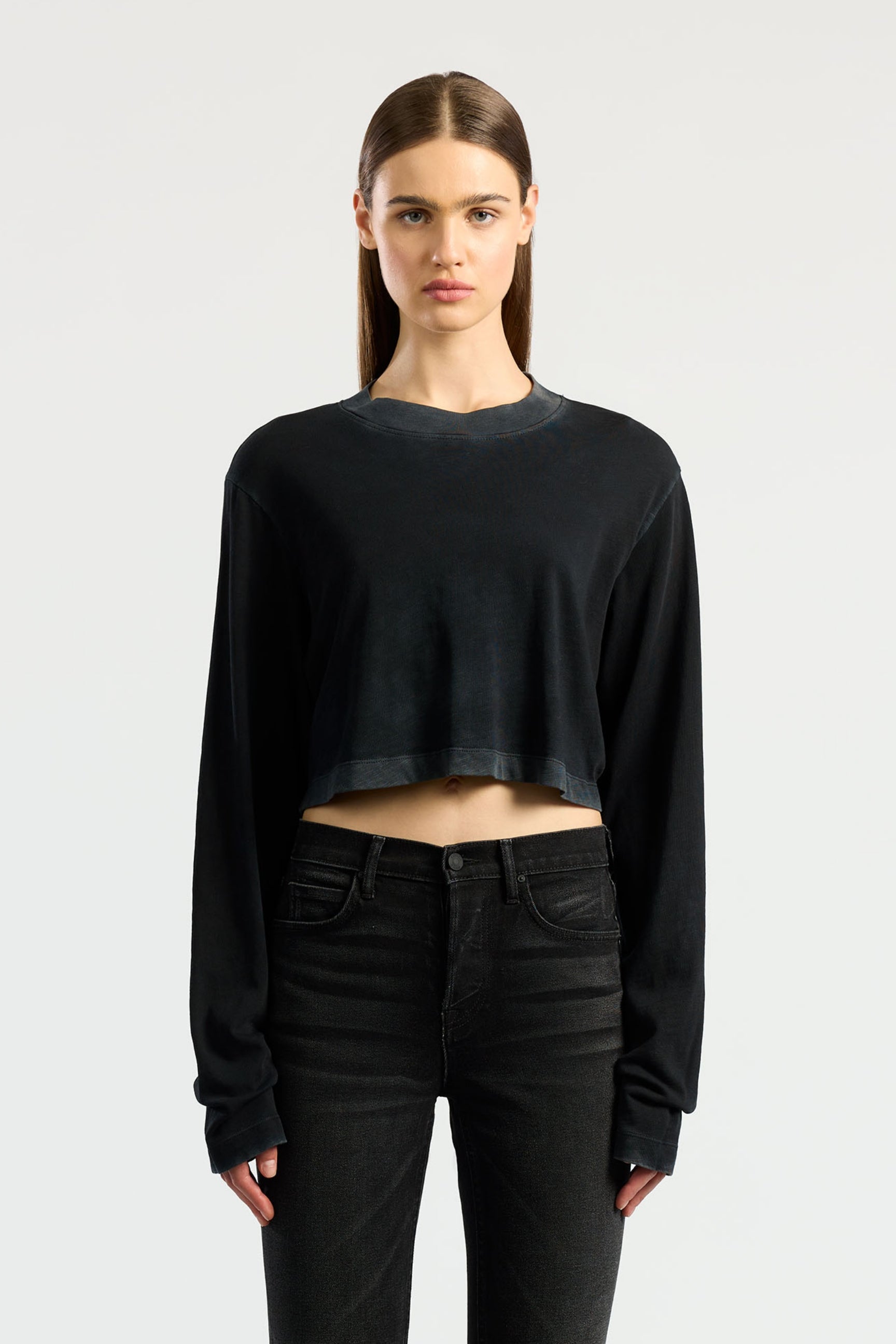 Tokyo Crop Shirt L / Vintage Black Tokyo Crop Shirt L / Vintage Black