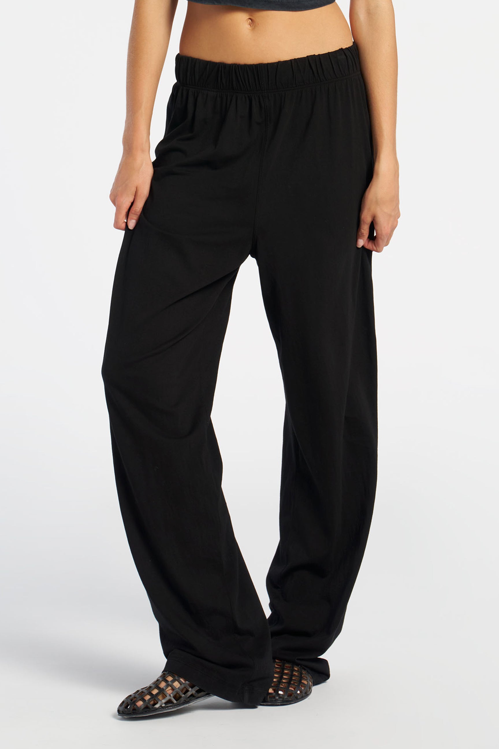 Standard Pant in Jet Black - Premium Supima Cotton Loungewear