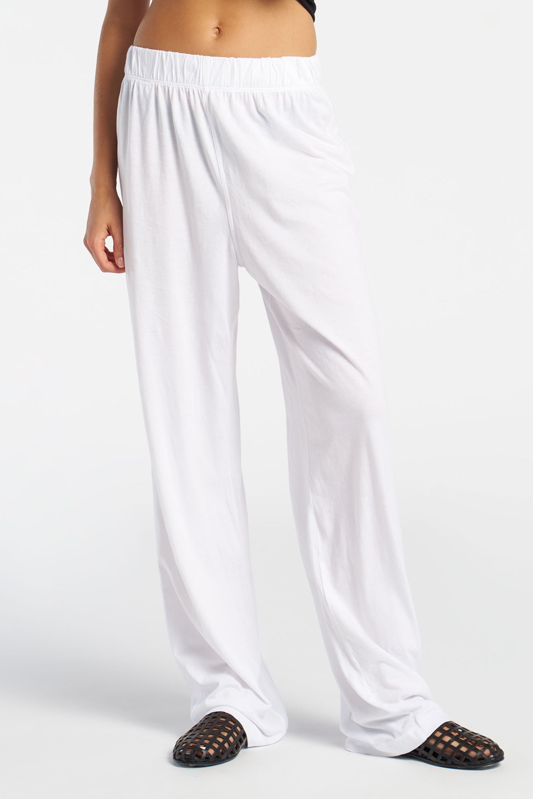 Standard Pant White - Premium Supima Cotton Loungewear | Cotton