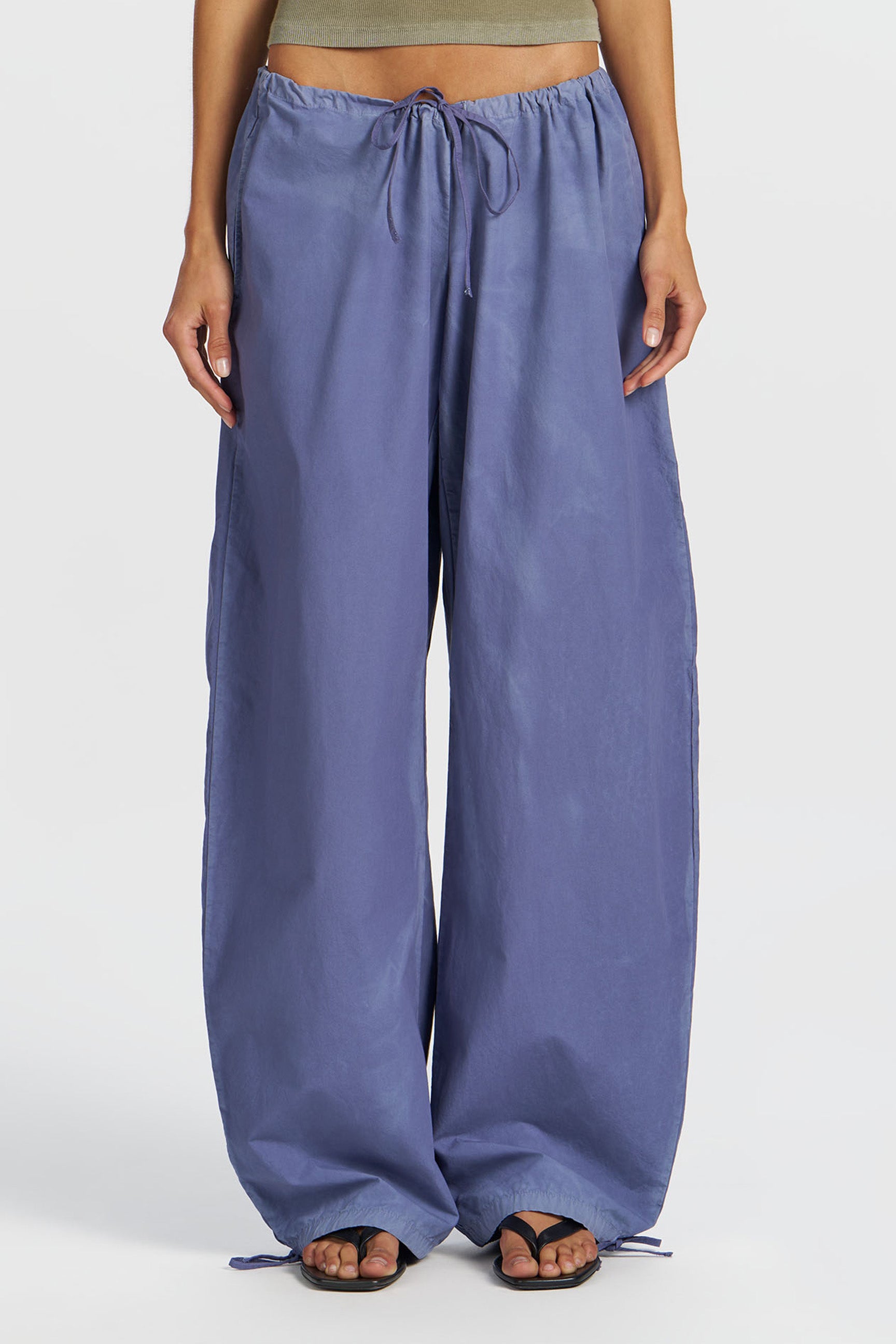 Santorini Cotton Poplin Drawstring Pant | Lightweight Summer Pant