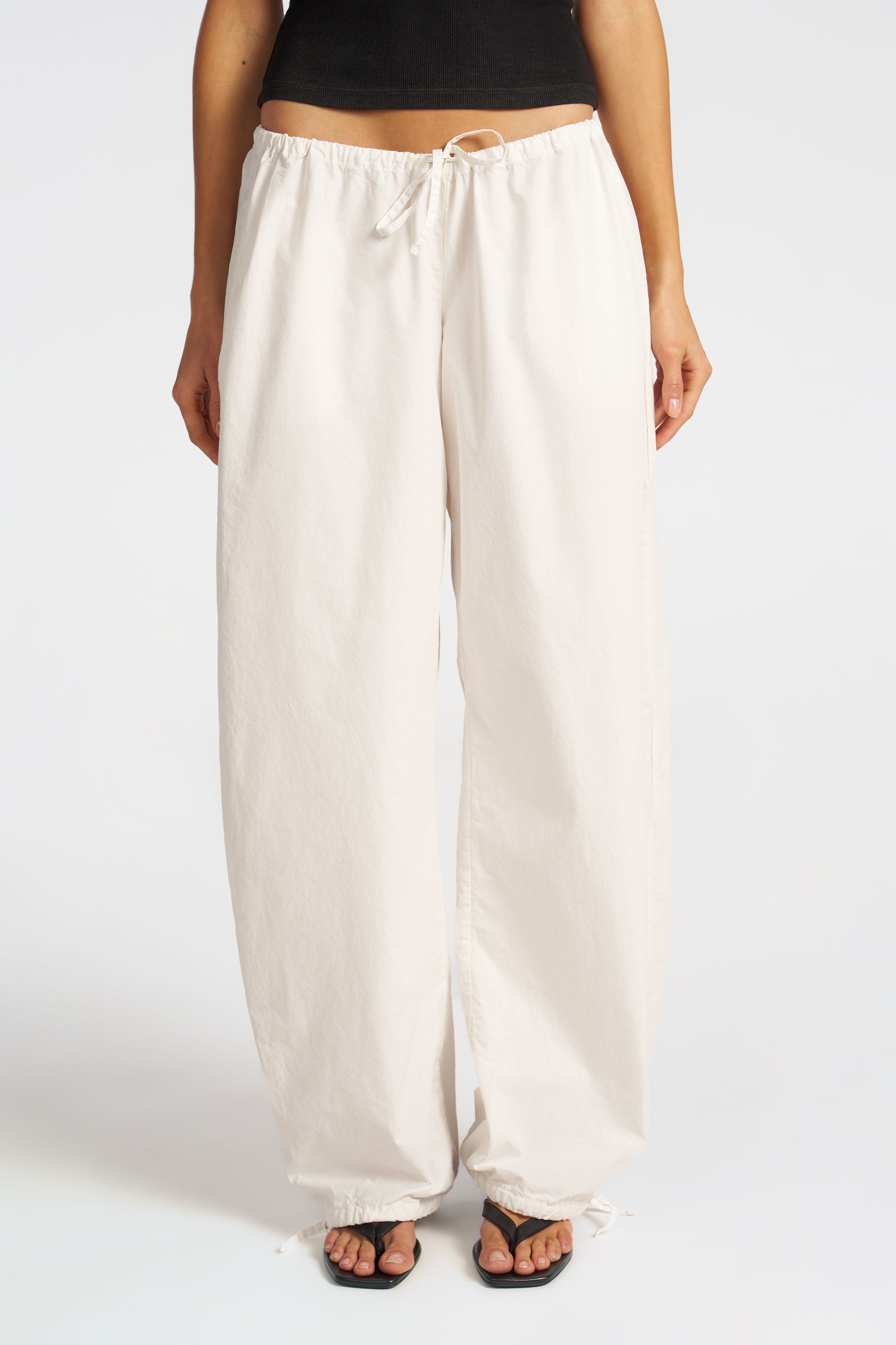 Santorini Cotton Poplin Drawstring Pant | Lightweight Summer Pant
