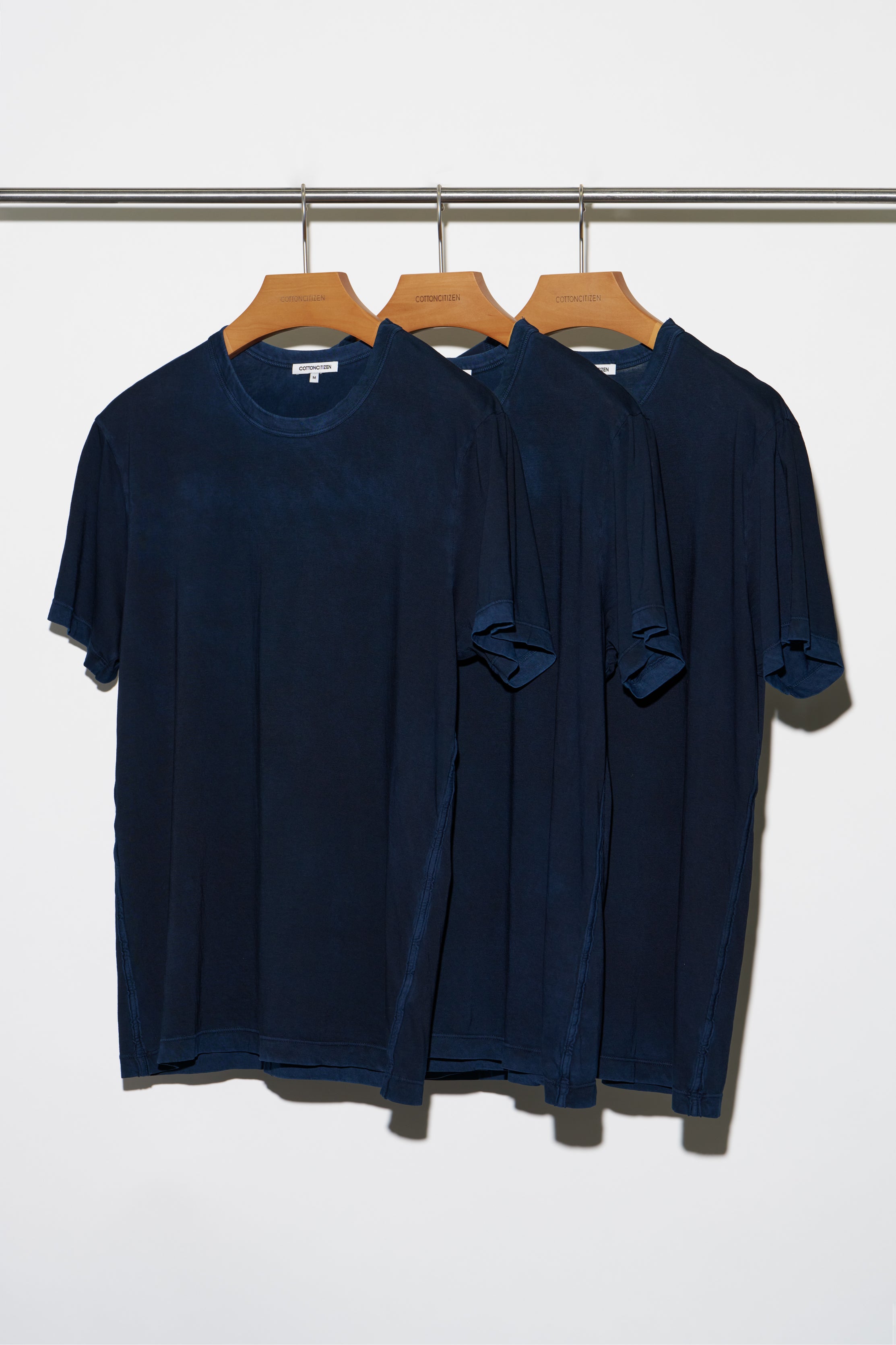 Classic Supima Cotton Crewneck Tee 3-Pack | Hand-Dyed in LA