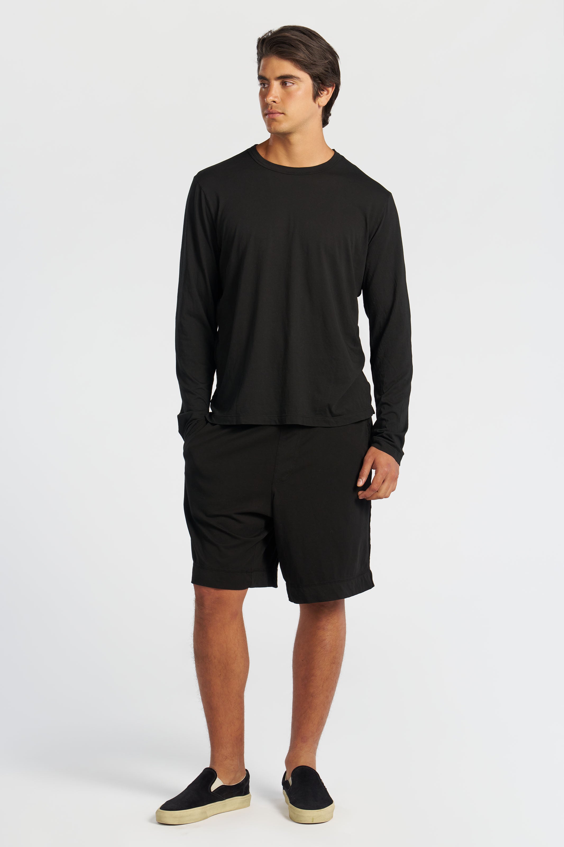 Men's Classic Crew Long Sleeve Shirt | 100% Supima Cotton – Cotton