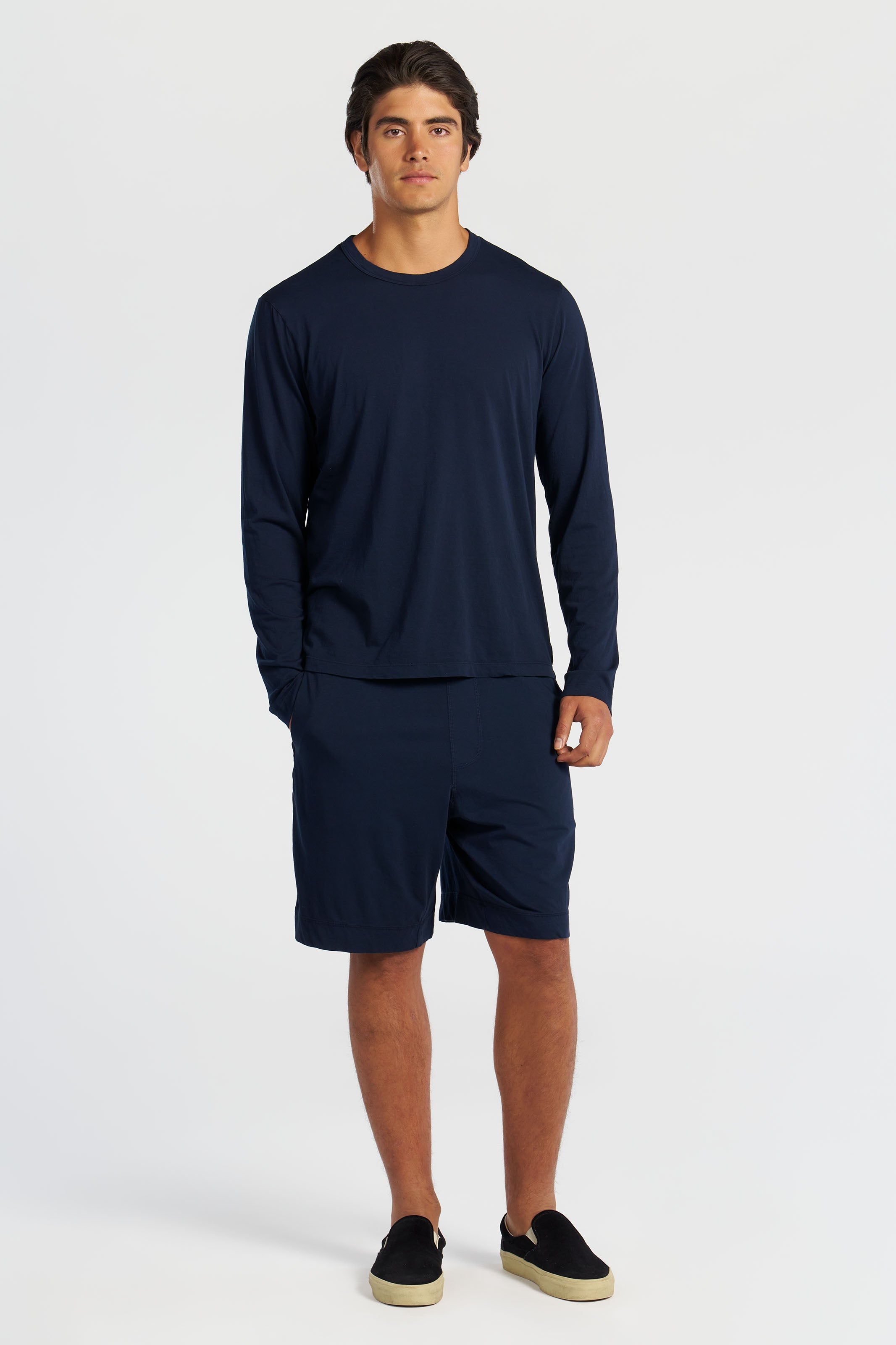 Men's Classic Crew Long Sleeve Shirt | 100% Supima Cotton – Cotton