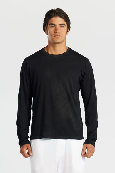 Men's Classic Crew Long Sleeve Shirt | 100% Supima Cotton – Cotton