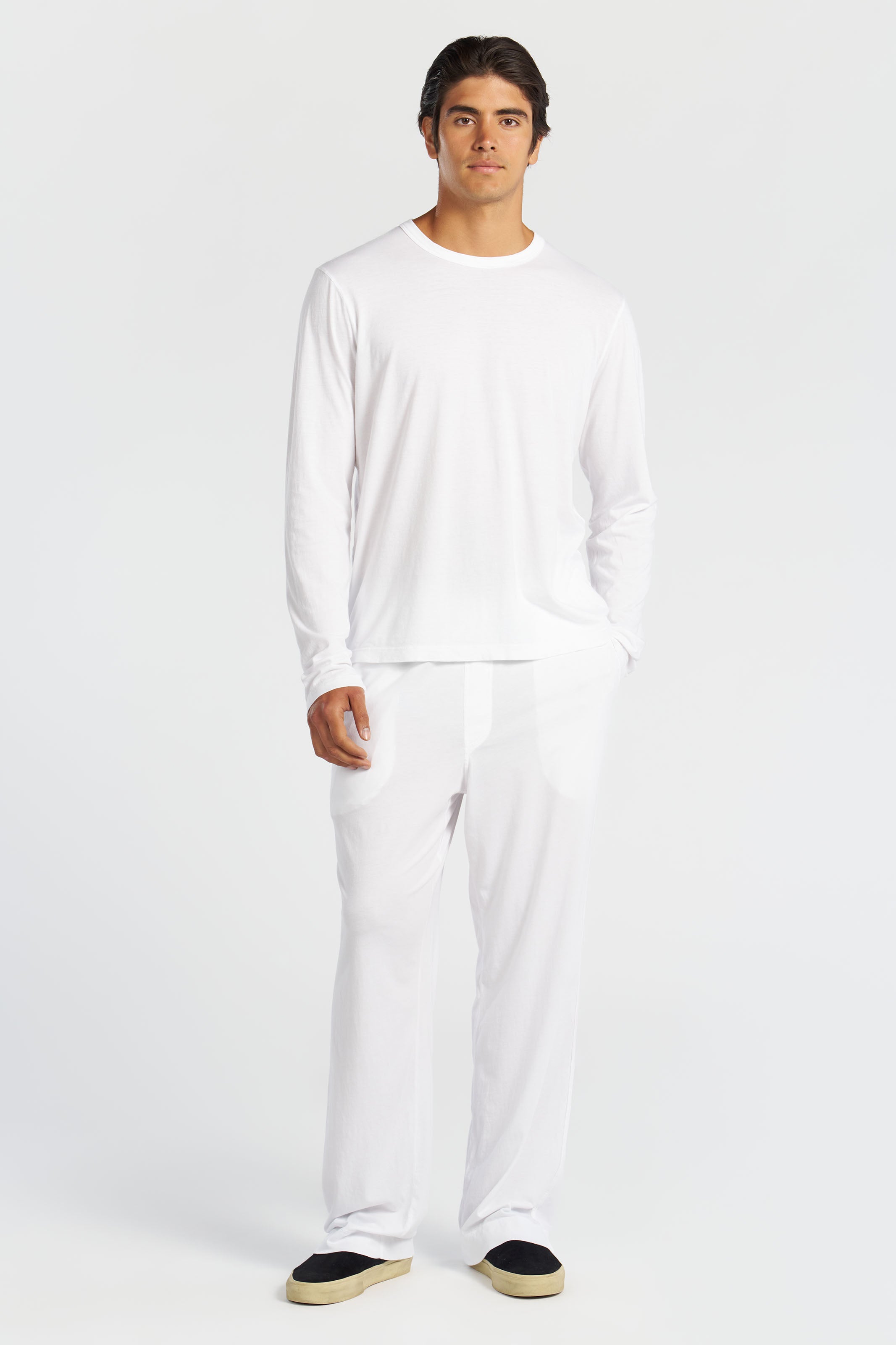 Men's Classic Crew Long Sleeve Shirt | 100% Supima Cotton – Cotton