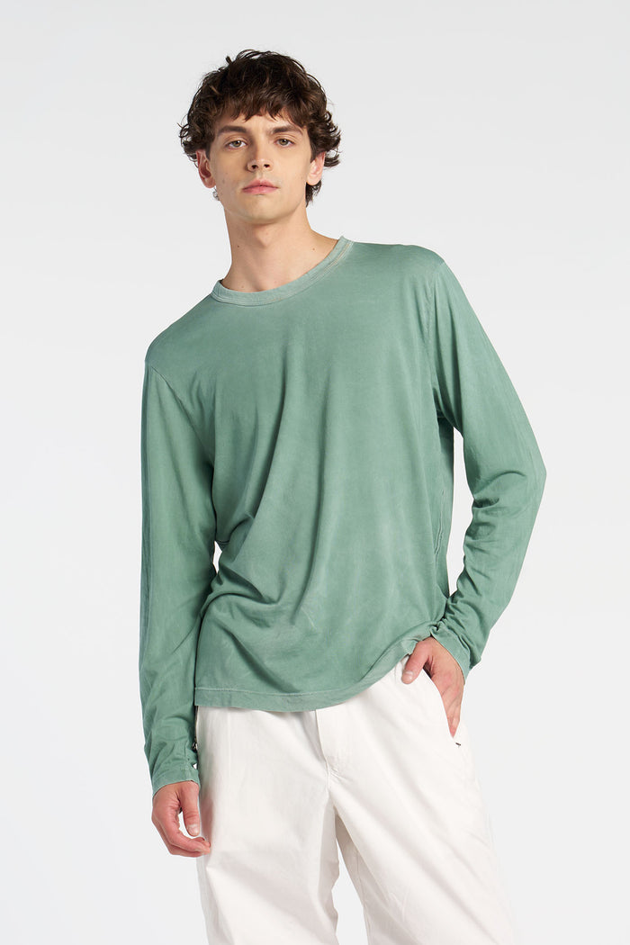 cotton citizen Classic Crew Long Sleeve Shirt Vintage Lagoon
