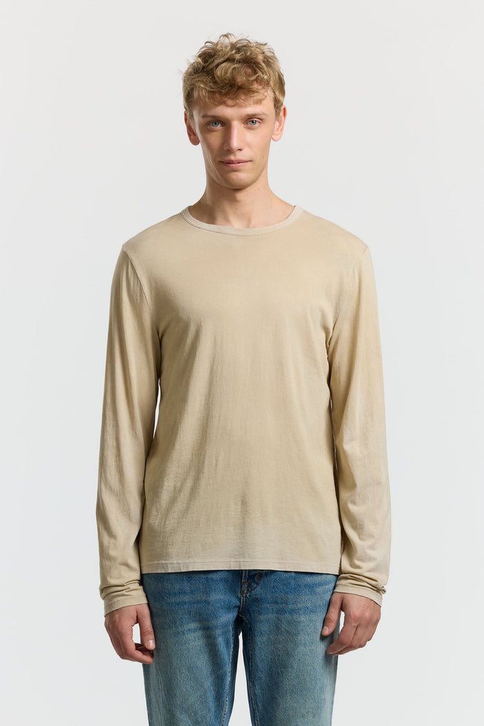 cotton citizen Classic Crew Long Sleeve Shirt Vintage Cashew