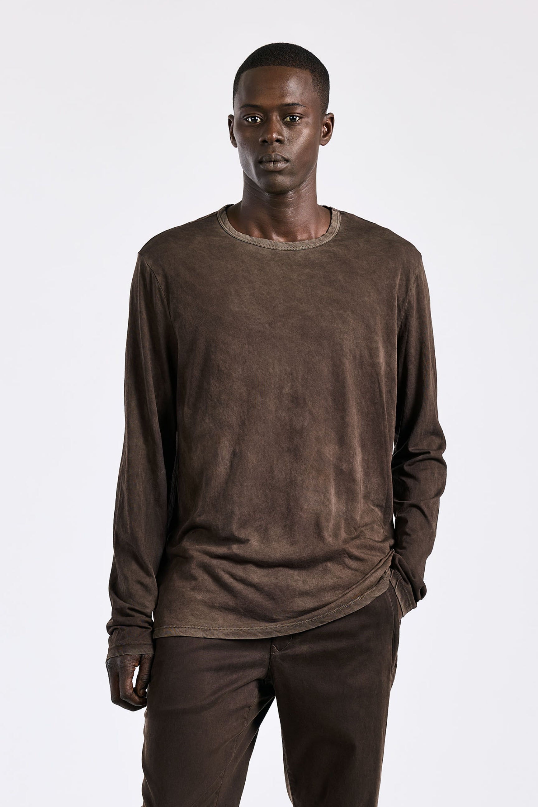 Men's Classic Crew Long Sleeve Shirt | 100% Supima Cotton – Cotton