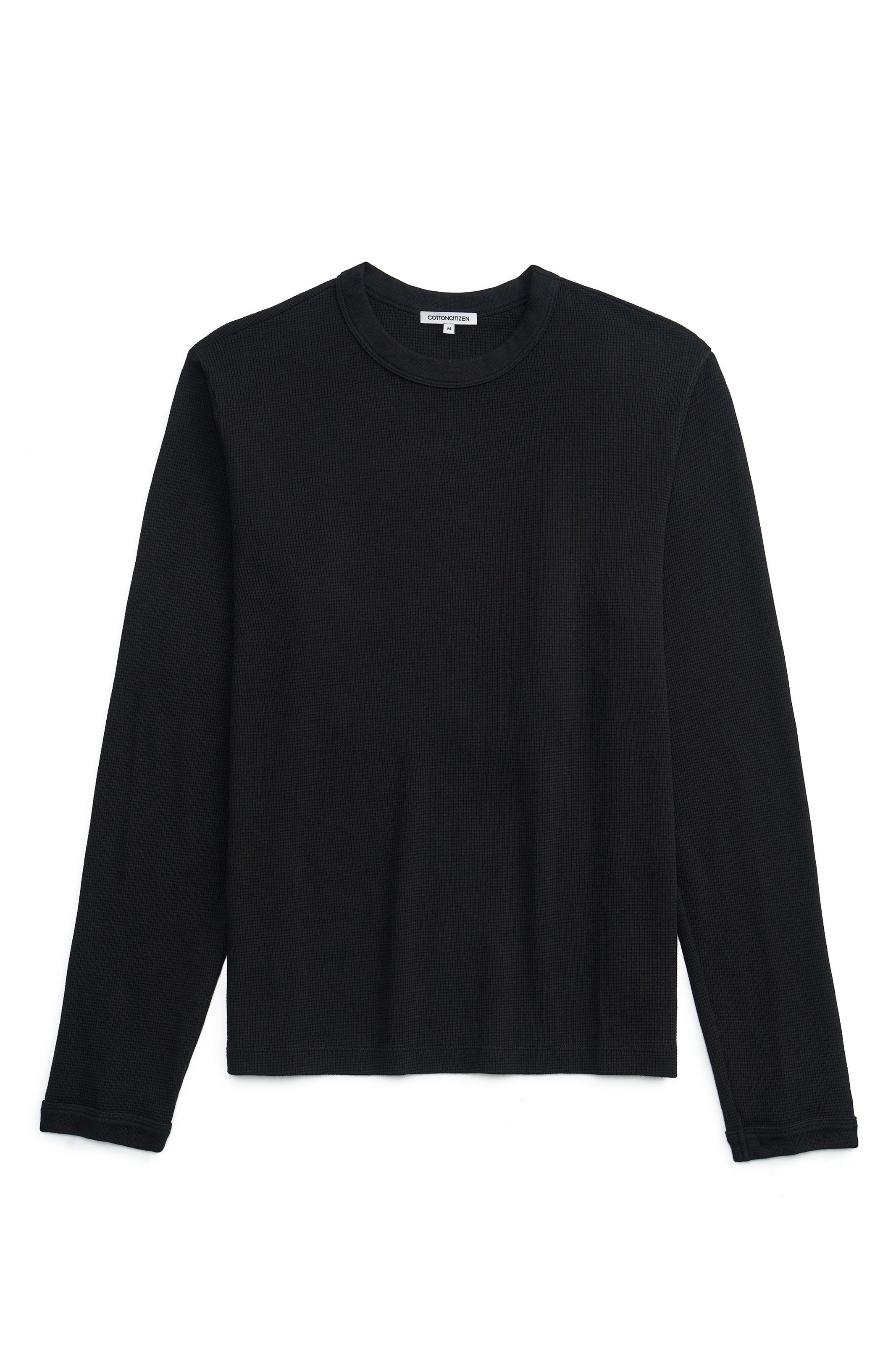 Cooper Waffle Knit Thermal | 100% Cotton Relaxed Long Sleeve