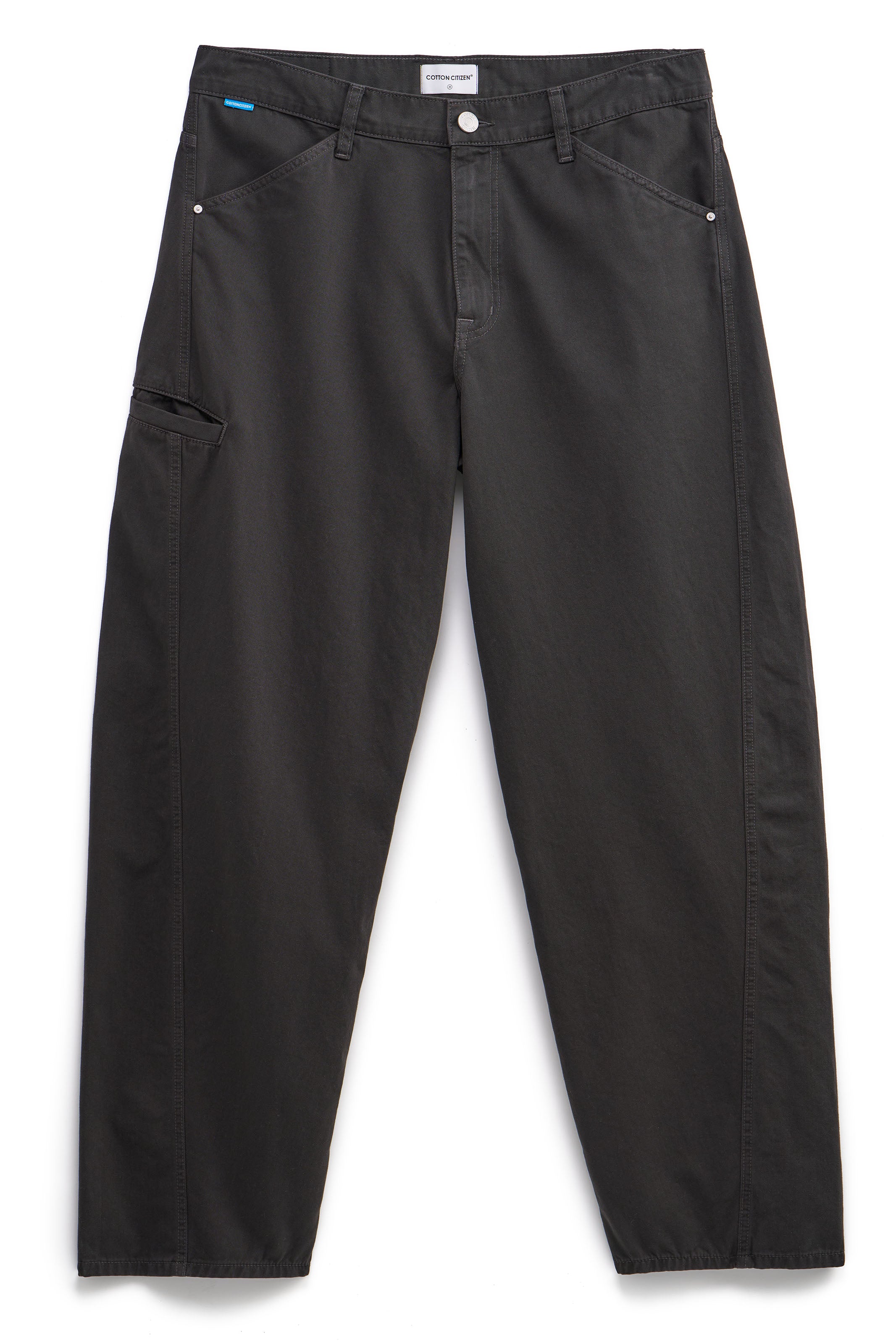 Jackson Barrel Leg Pant | Relaxed Cotton Twill Trousers – Cotton