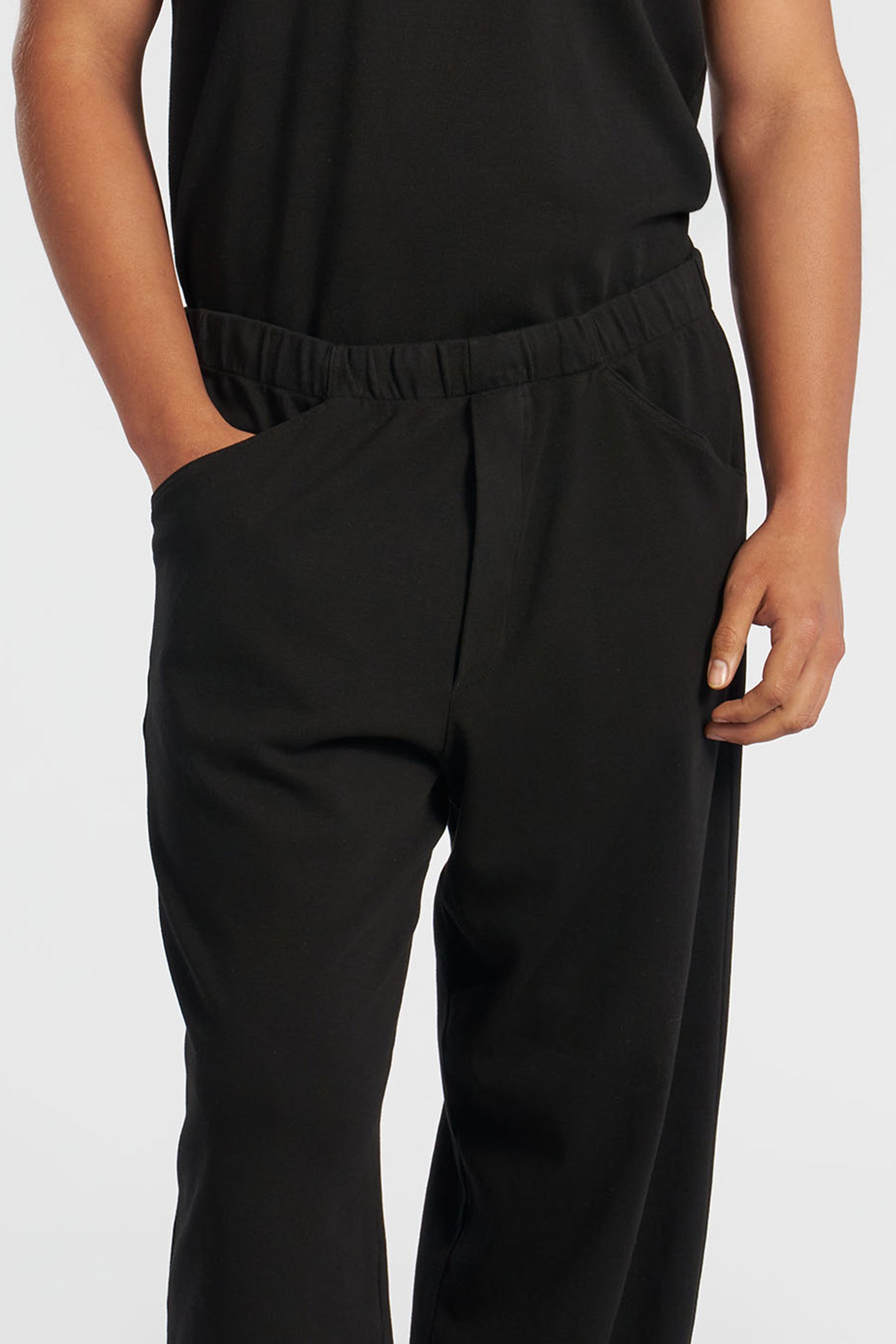 Tyler Ribbed Cotton Pant | Relaxed Stretch Lounge Pant – Cotton