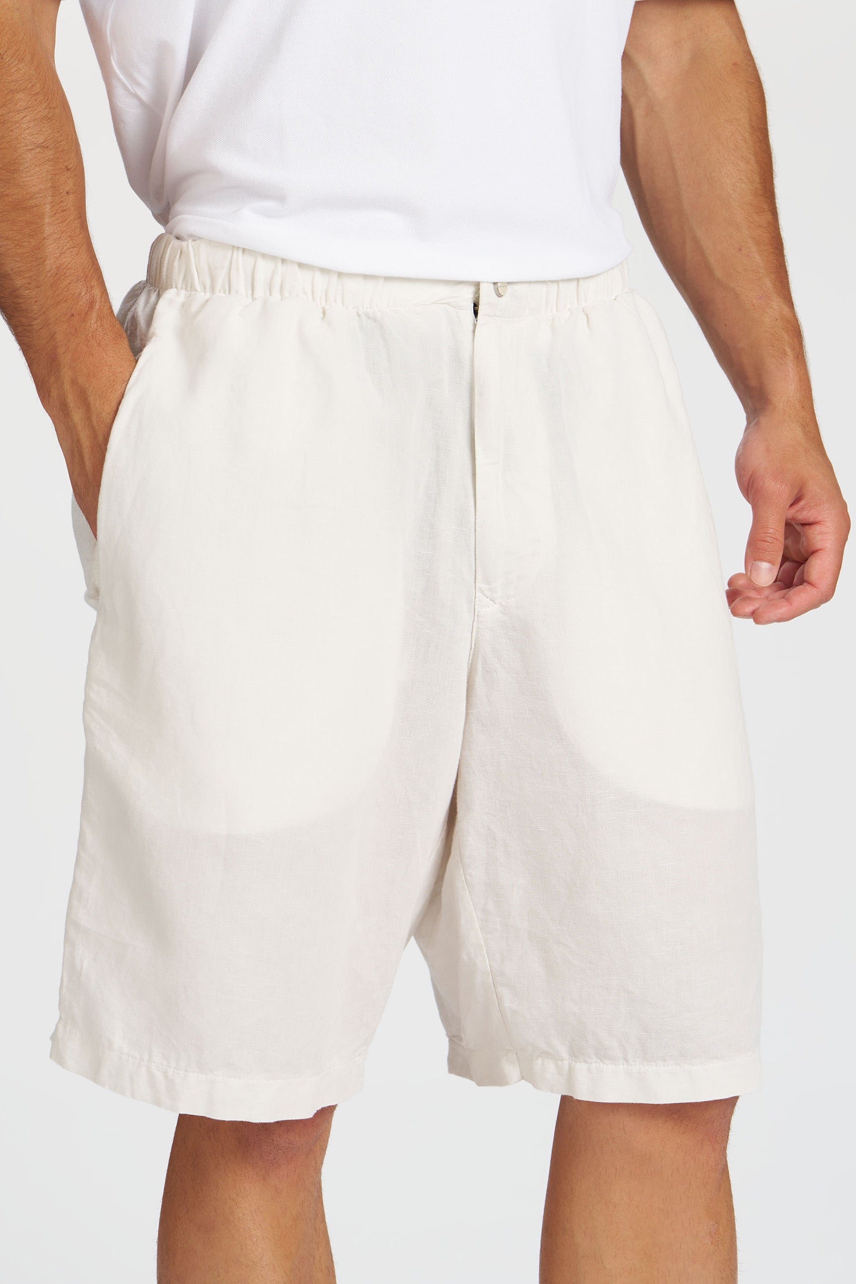 St. Barths Linen-Cotton Short | Men's Warm-Weather Shorts – Cotton