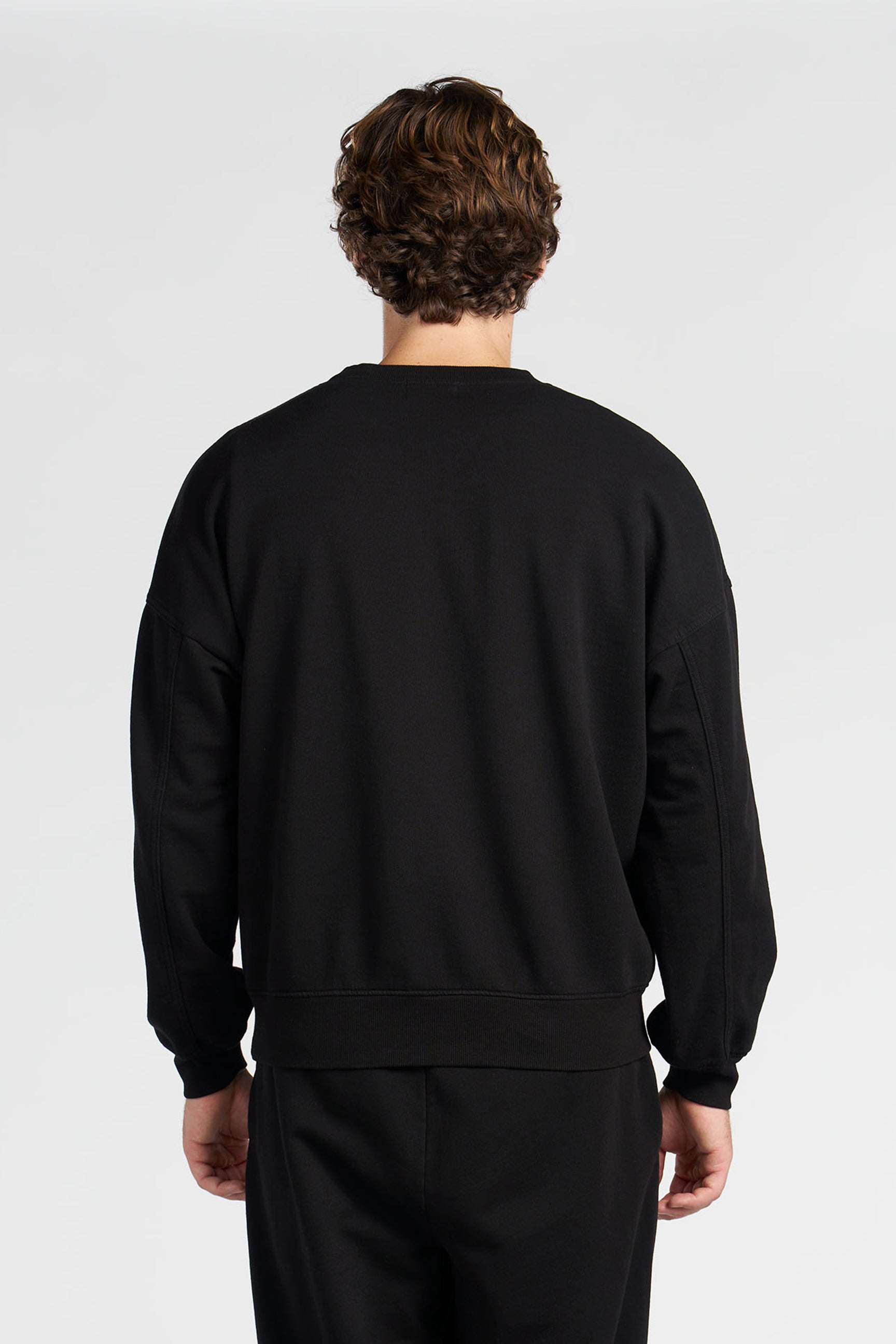 Montreal Crew Sweatshirt - Jet Black | Cotton Citizen
