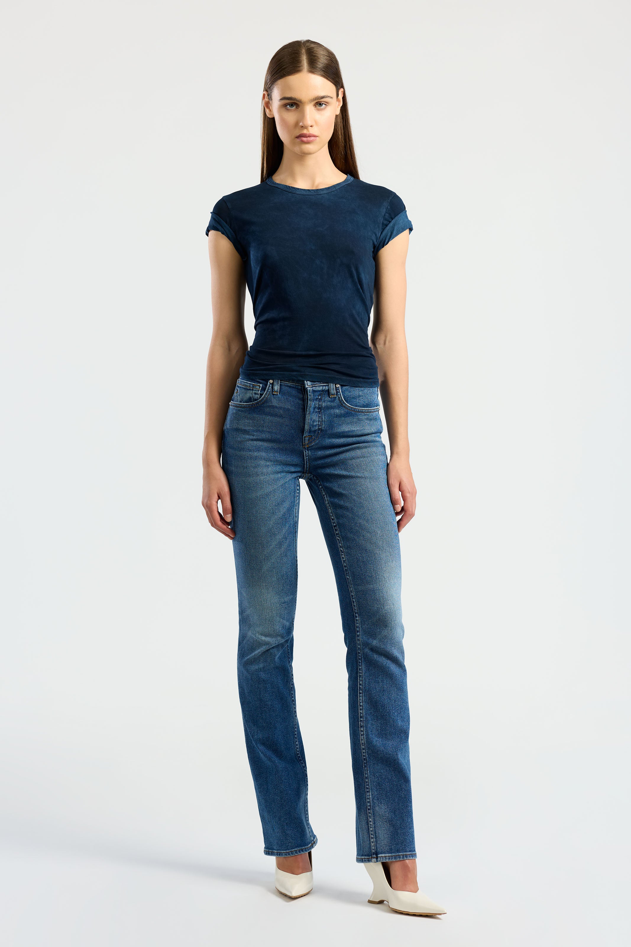 ka na ta classic shirt size0 ネイビー Women's Standard Tee - Premium Luxury Supima Cotton | COTTON