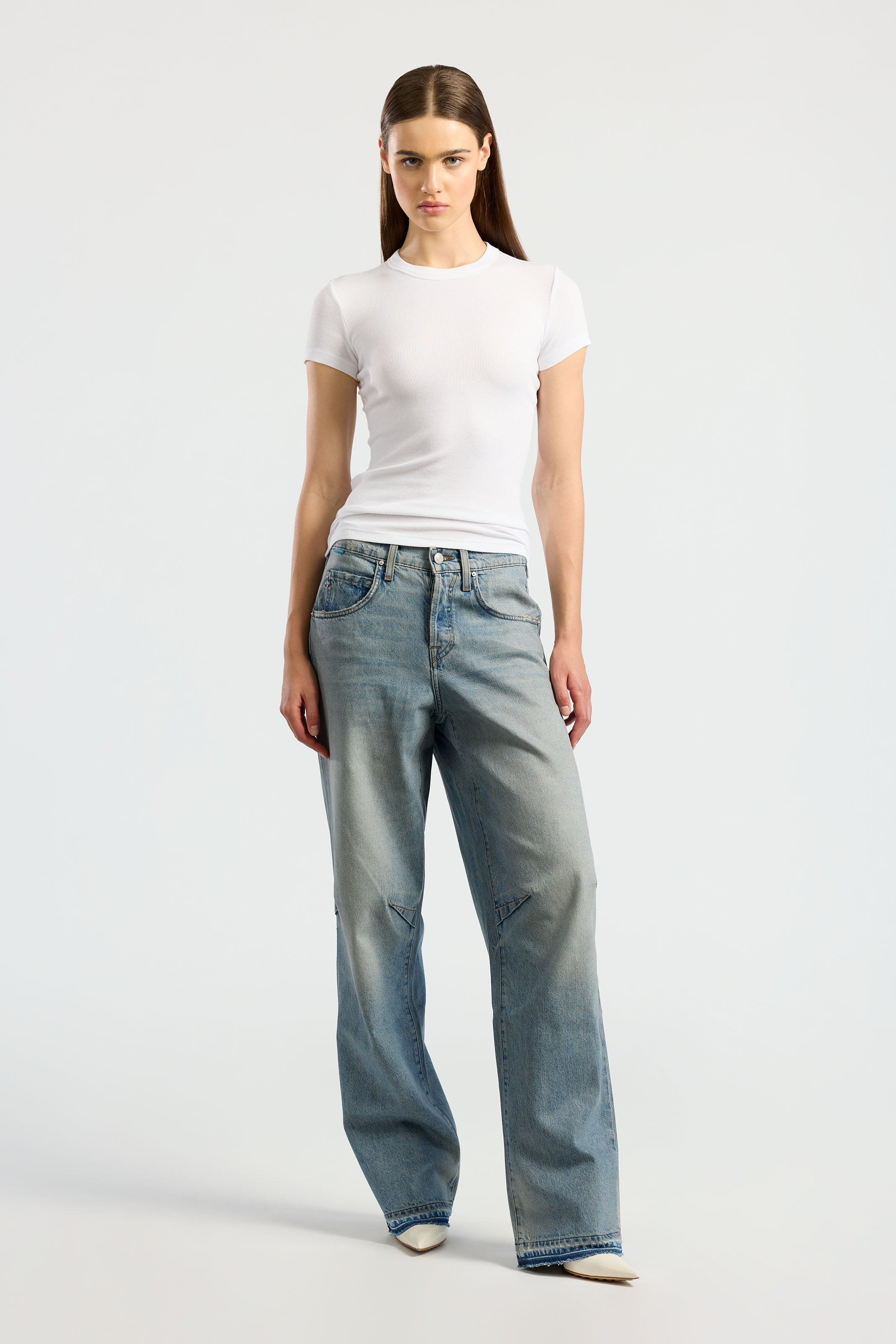 Verona Slim-Fit Modal Tee - White | Cotton Citizen
