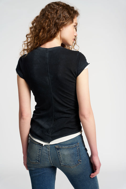 Marbella Cap Sleeve Tee