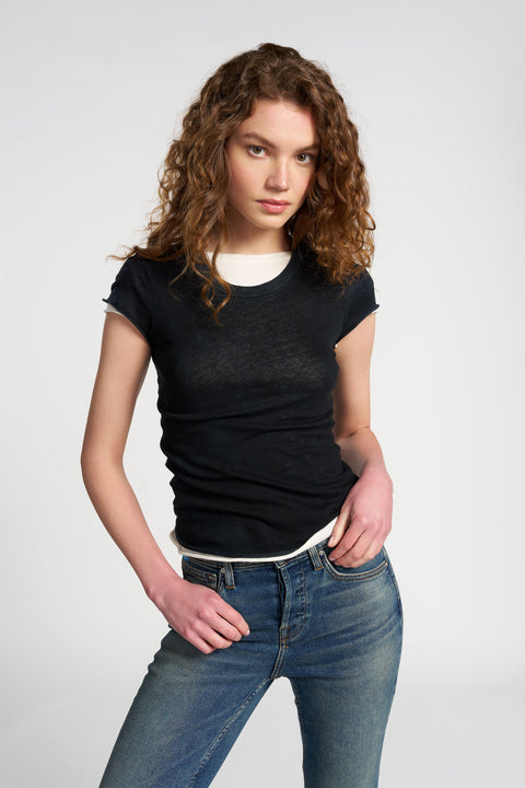 Marbella Cap Sleeve Tee