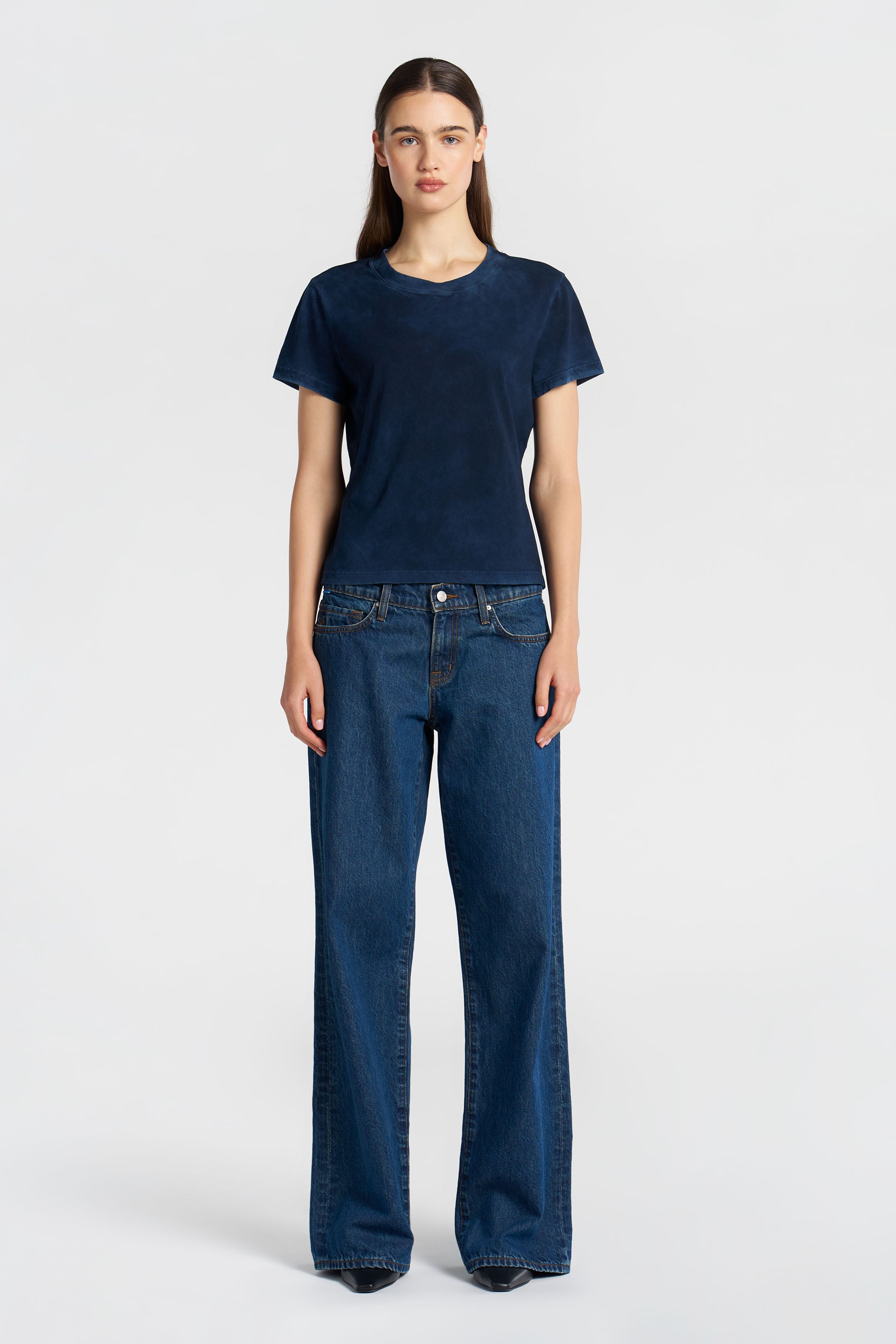 Marseille Supima Cotton Tee - Vintage Navy | Cotton Citizen