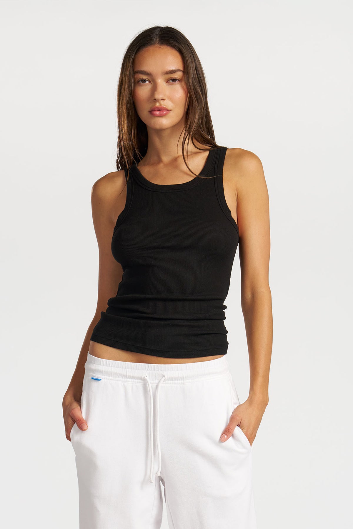 Verona Form-Fitting Ribbed Racerback Tank Top | COTTON CITIZEN – Cotton ...