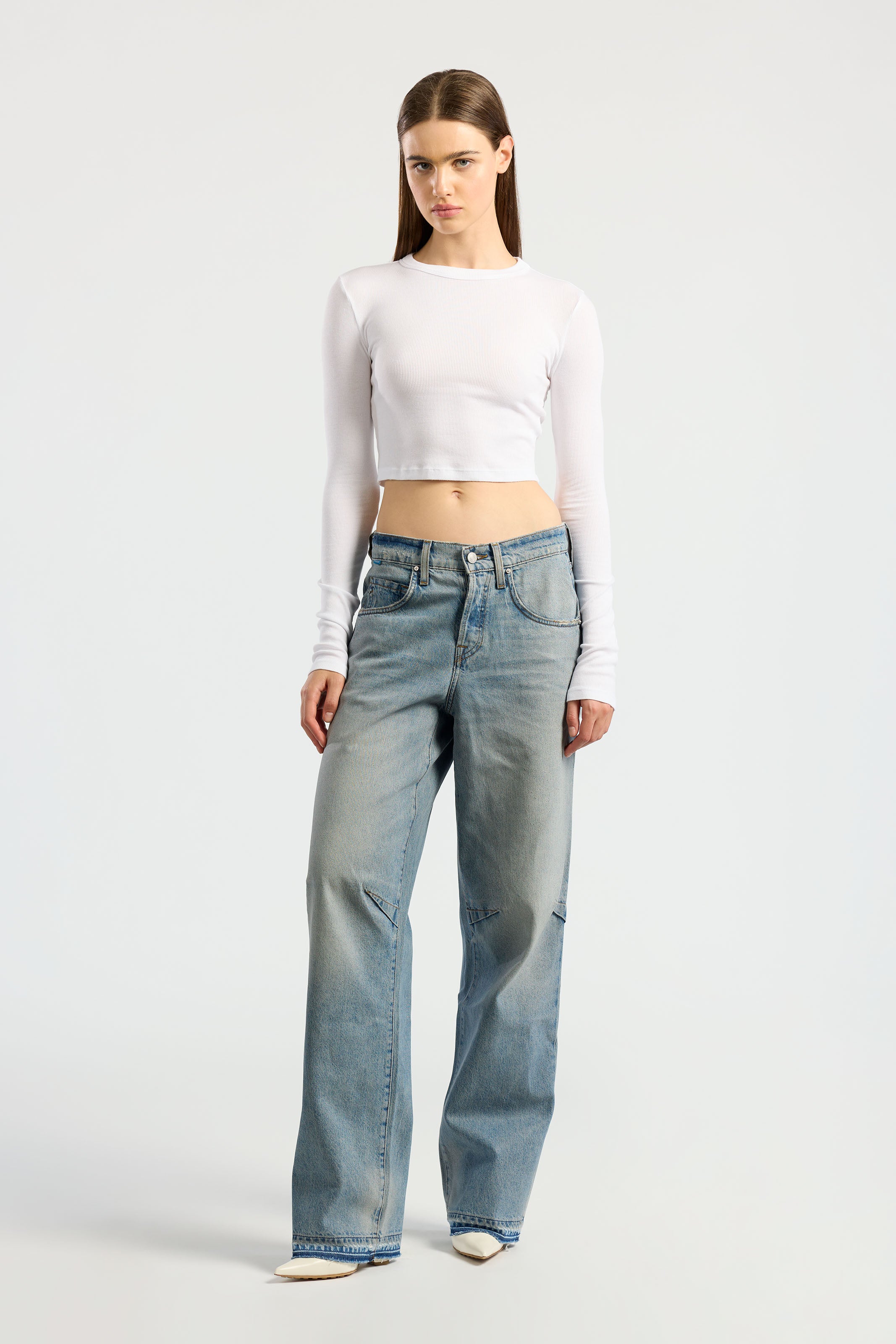 Verona Crop Shirt - Cotton Modal Baby Rib | COTTON CITIZEN