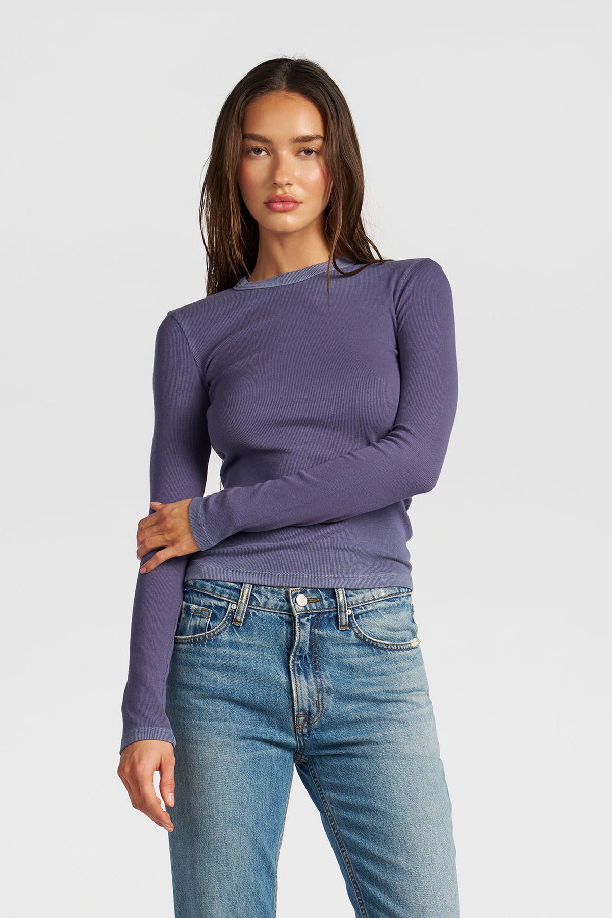 Verona Slim-Fit Cotton Modal Shirt | Vintage Ultra Violet – Cotton Citizen