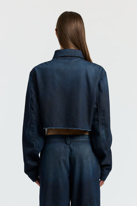 Manhattan Crop Shirt