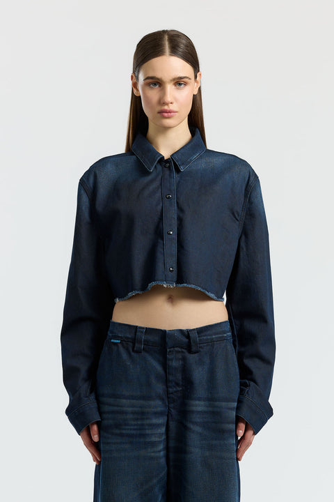 Manhattan Crop Shirt