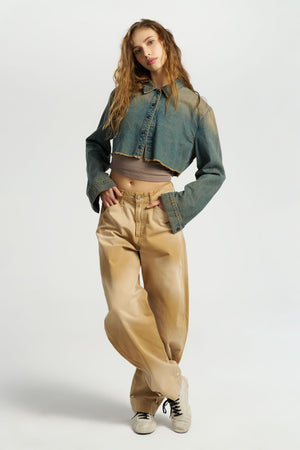 Manhattan Crop Shirt