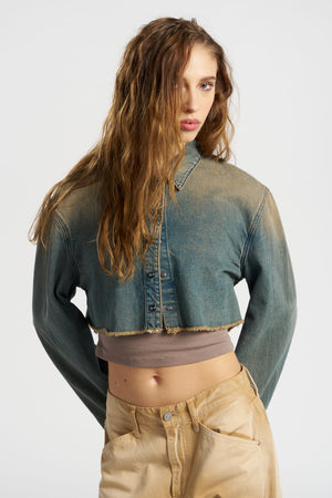 Manhattan Crop Shirt