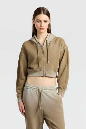 Boston Crop Hoodie