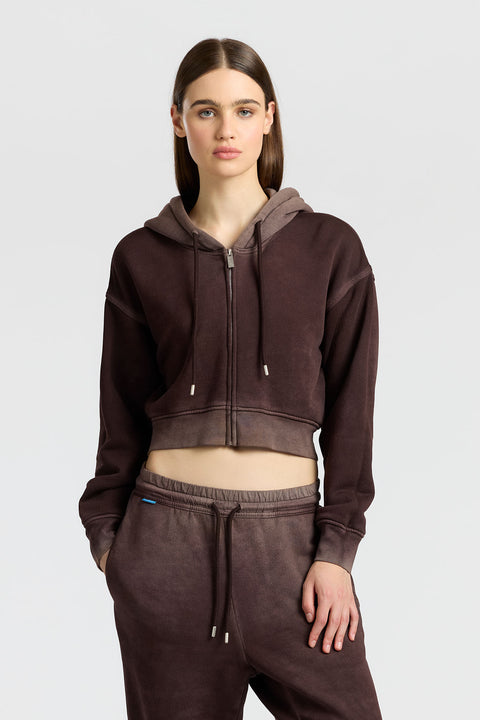 Boston Crop Hoodie