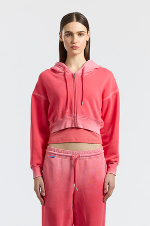 Boston Crop Hoodie