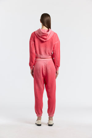 Boston Crop Hoodie