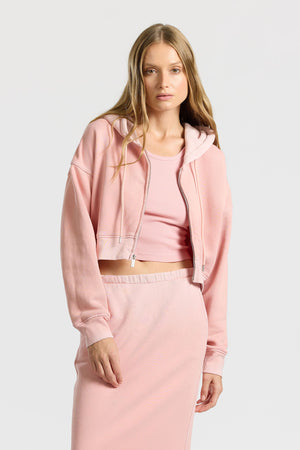 Boston Crop Hoodie