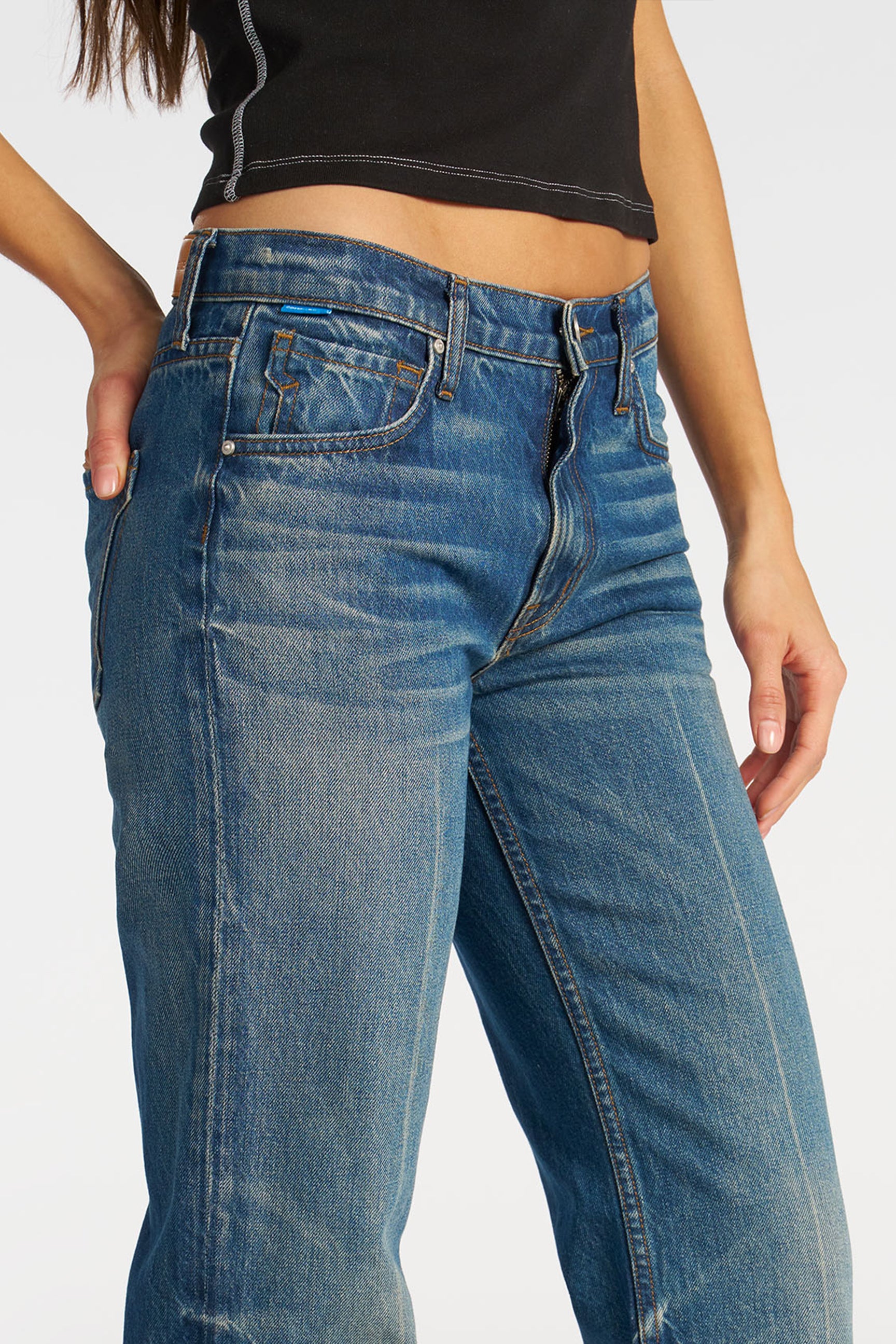 Amelia Straight Leg Jean | Premium Rigid Denim | Handcrafted in LA