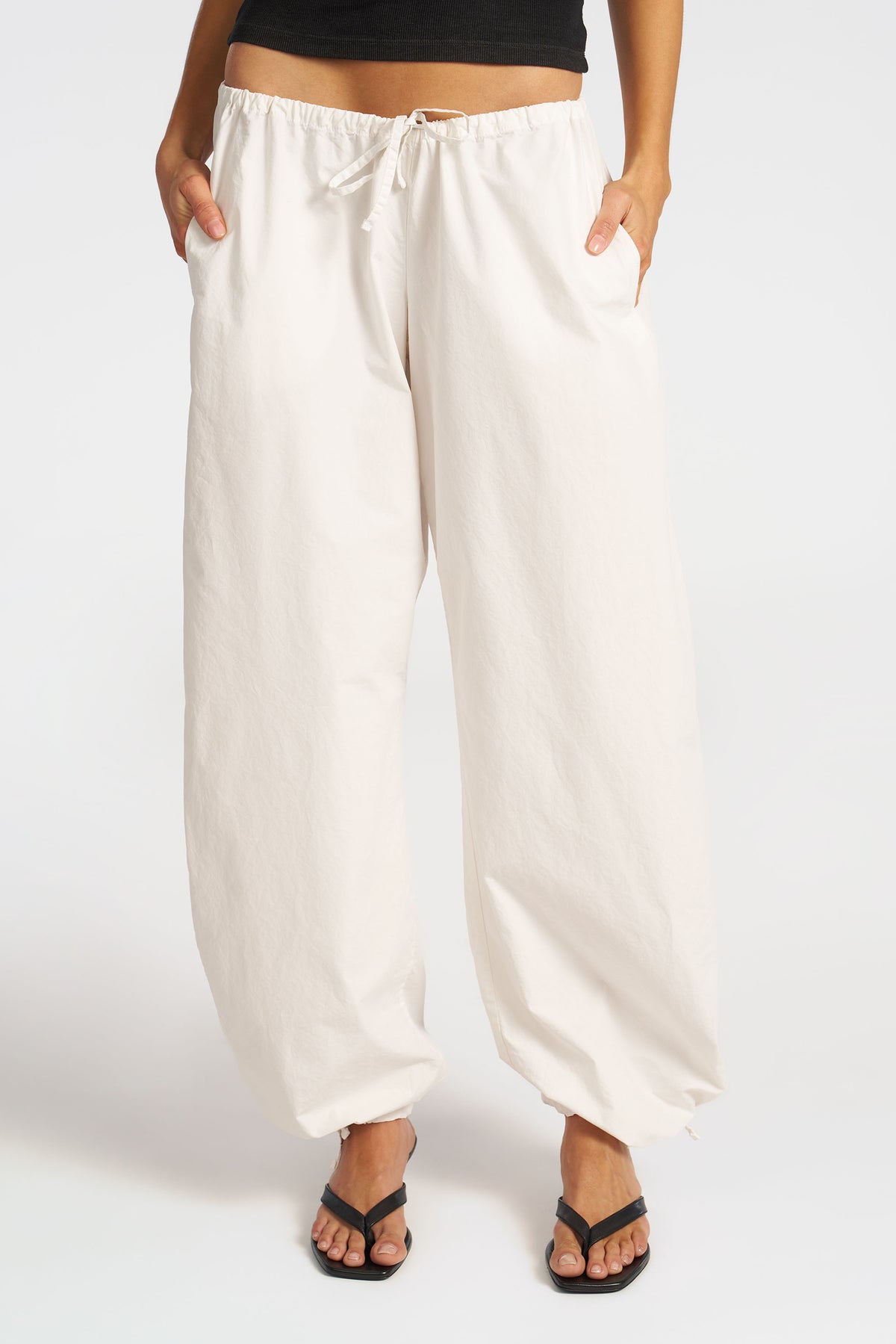 Santorini Cotton Poplin Drawstring Pant | Lightweight Summer Pant ...