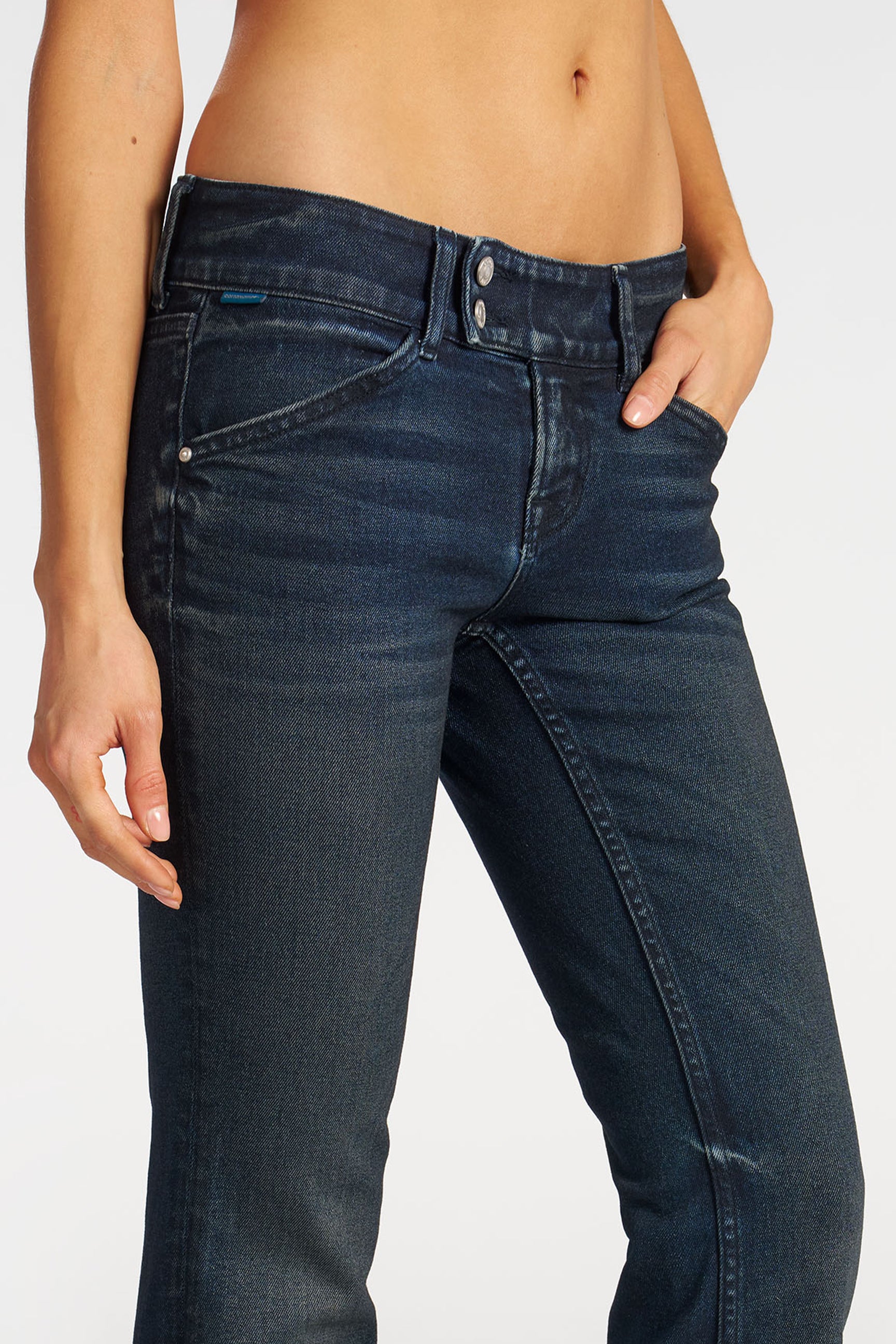 Simone Low Rise Flare Jean | Premium Stretch Denim | Made in LA