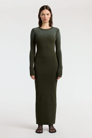 Verona Crewneck Maxi Dress