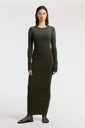 Verona Crewneck Maxi Dress