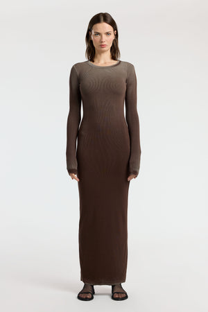 Verona Crewneck Maxi Dress