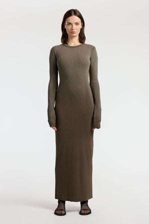 Verona Crewneck Maxi Dress