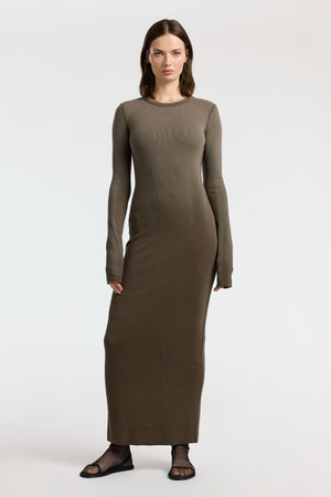 Verona Crewneck Maxi Dress