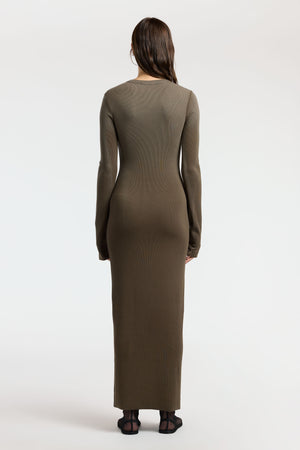 Verona Crewneck Maxi Dress