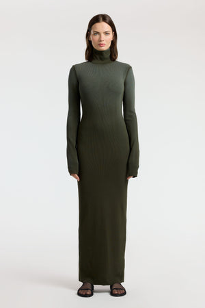 Verona Turtleneck Maxi Dress