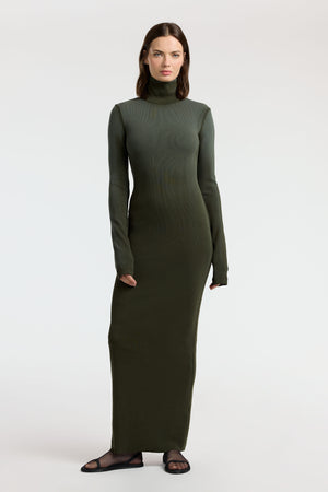 Verona Turtleneck Maxi Dress