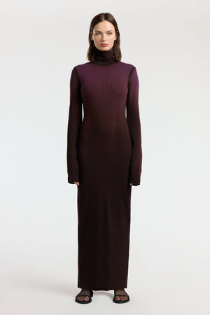 Verona Turtleneck Maxi Dress