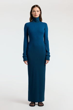 Verona Turtleneck Maxi Dress